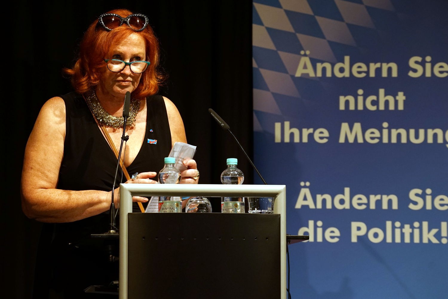 Linda Amon führt durch den Abend