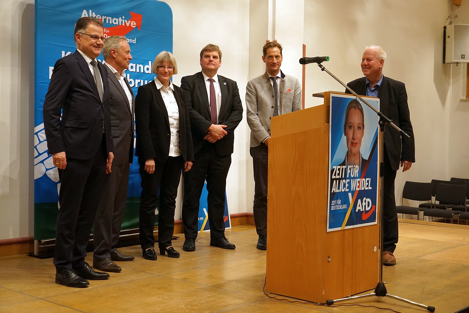 Die Redner des Abends