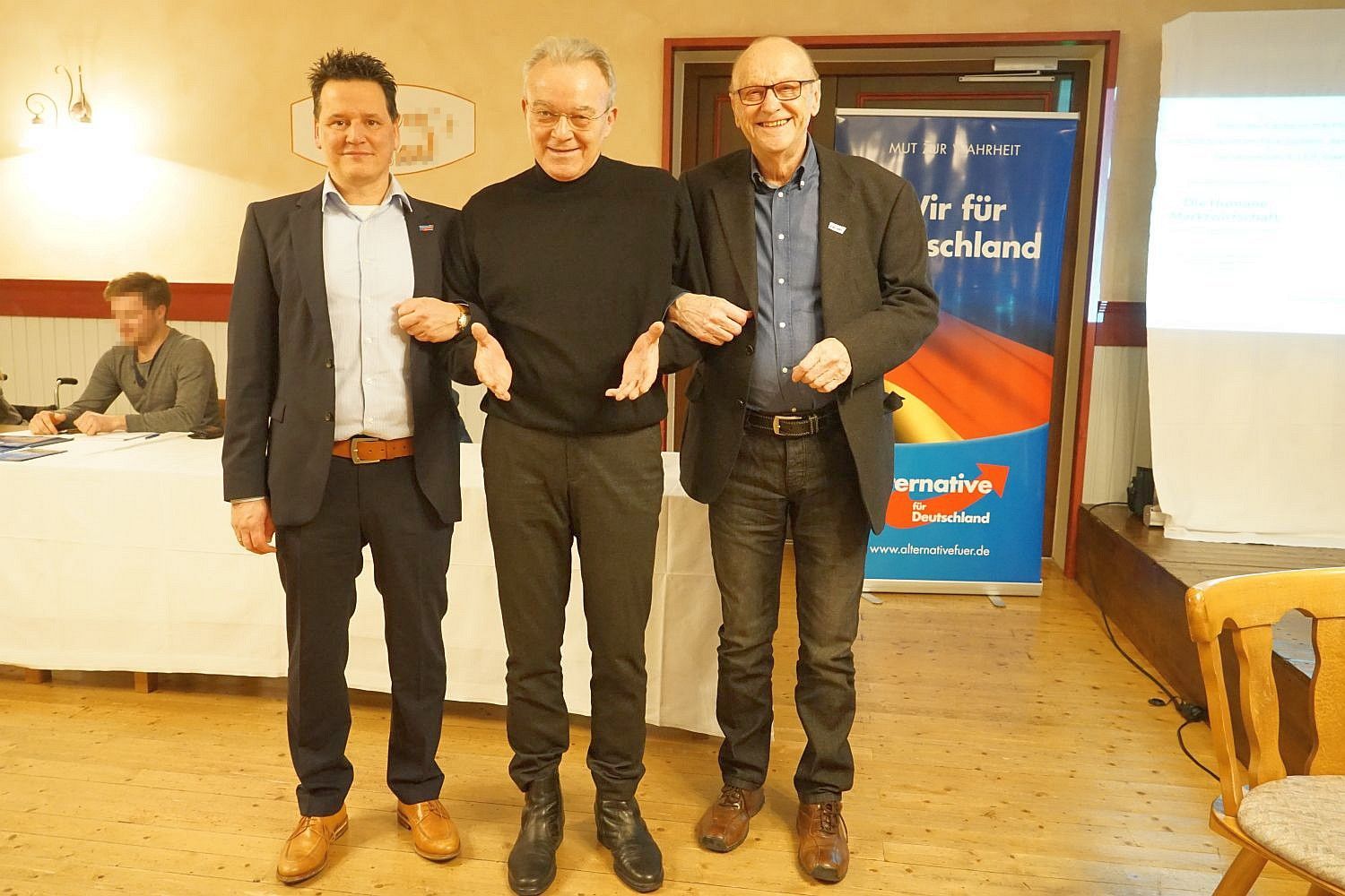 Timo Schmidt, Peter Haisenko, Dr. Karl-Hermann Behrens