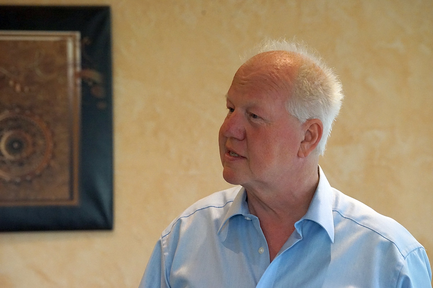Unser KV-Vize Peter Banholzer führt durch den Abend