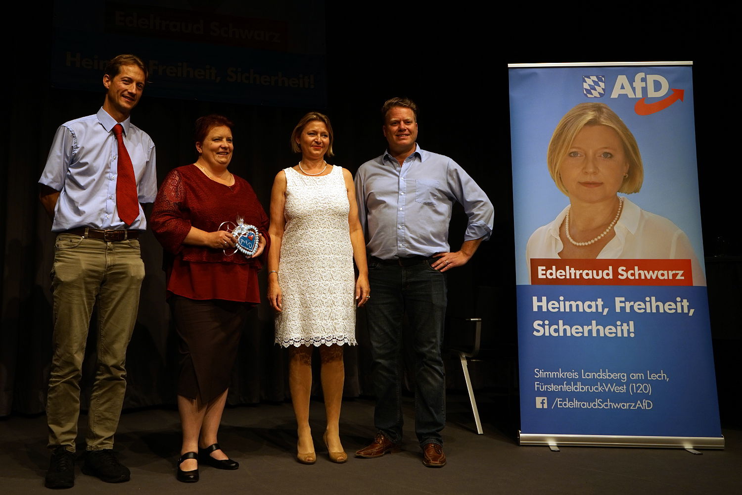 Prof. Ingo Hahn, Heike Themel, Edeltraud Schwarz, Florian Jäger