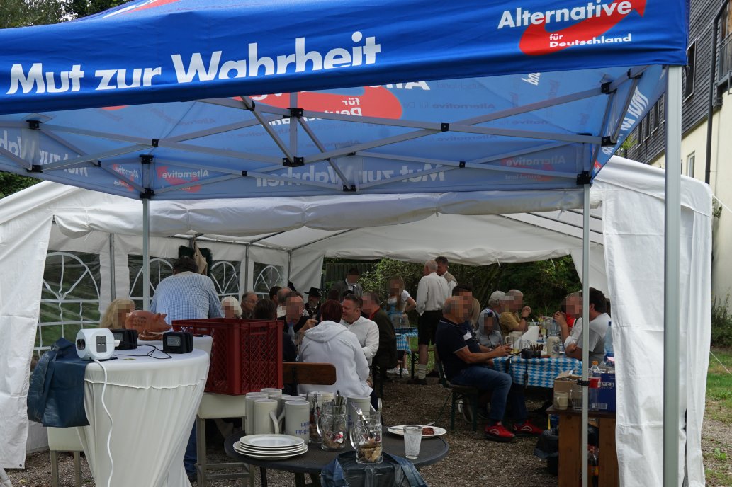 Unser gut besuchtes Festzelt