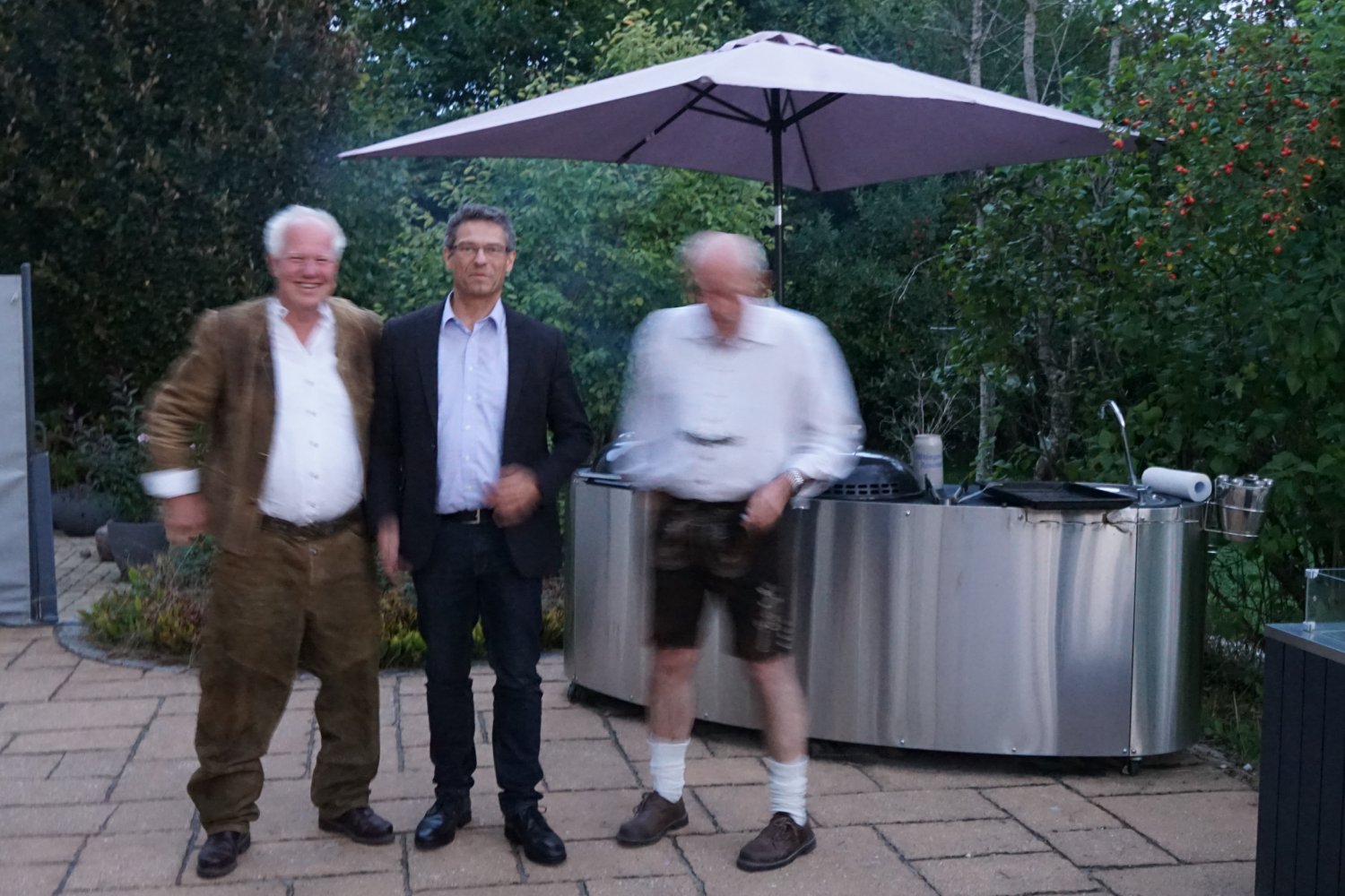 Unser stv. Vorsitzender Peter Banholzer (links) mit MdB Wolfgang Wiehle (Mitte)