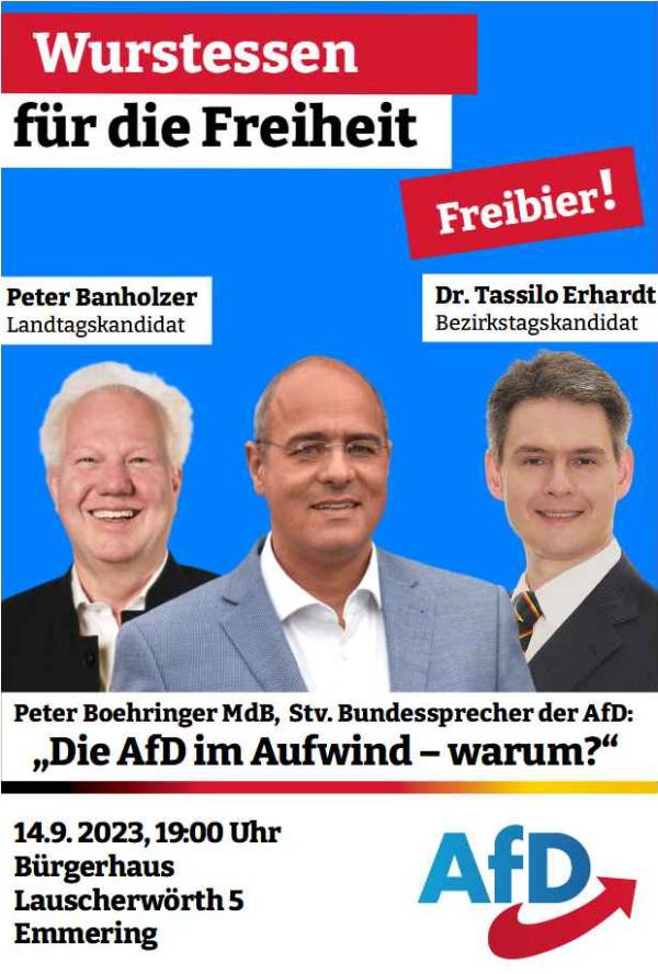 Peter Boehringer, Plakat