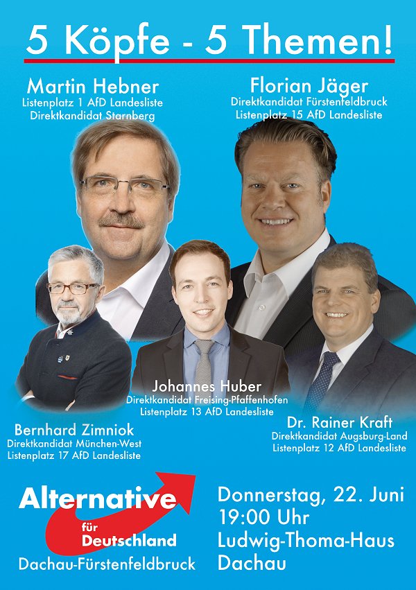 Fünf Köpfe, fünf Themen