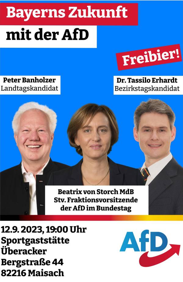 Beatrix von Storch, Plakat